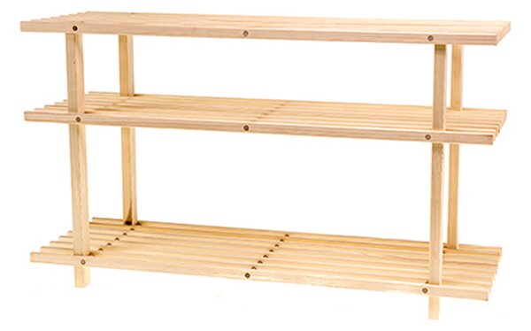 ATMOWOOD Szafka na buty drewniana 77 × 26 × 45 cm