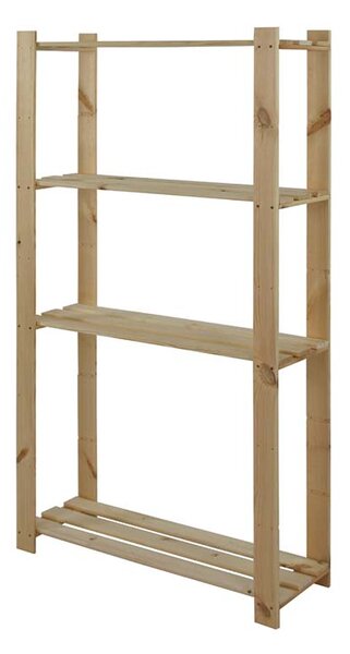 ATMOWOOD Regał drewniany 150 × 80 × 28 cm