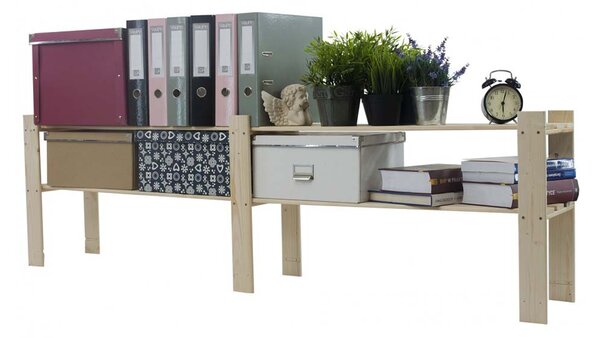 ATMOWOOD Regał drewniany 50 × 170 × 28 cm