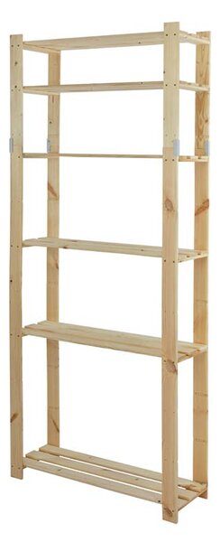 ATMOWOOD Regał drewniany 200 × 80 × 28 cm