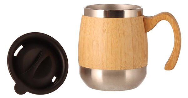 ČistéDřevo Kubek termiczny drewniany 450 ml