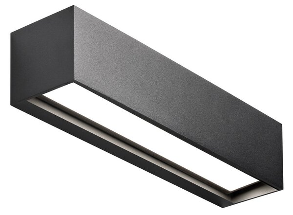 Lampa Ścienna LIGHT-POINT, Linea W2, ściemnialny, czarny, salon, aluminium, design