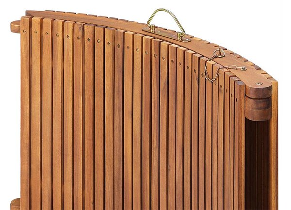 Casaria Ergonomiczny leżak z drewna akacjowego