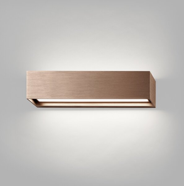 Lampa Ścienna LIGHT-POINT, Linea W2, ściemnialny, pudrowy róż, salon, aluminium, design