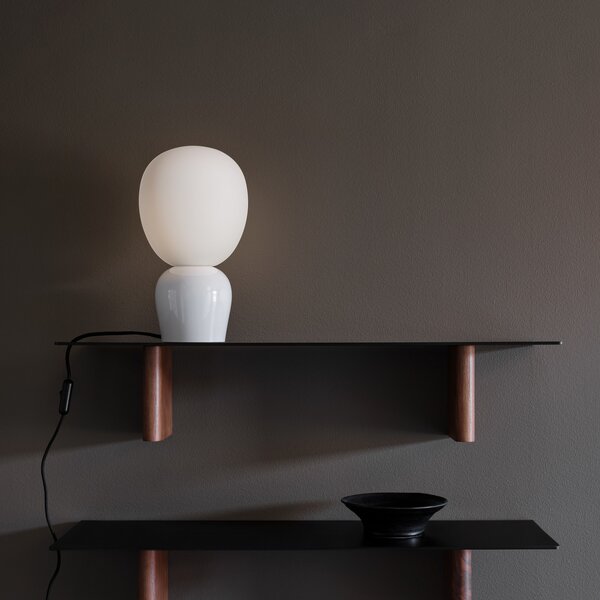 Lampa Stołowa Belid, Buddy, biały, salon, szkło, design
