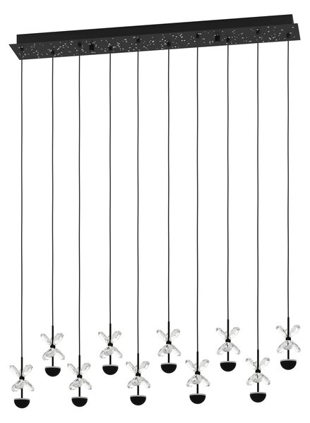 Lampa Wisząca Stars of Light, Pianopoli, ściemnialny, czarny, jadalnia, metal, design