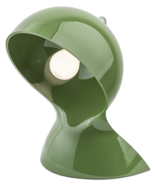 Lampa Stołowa Artemide, Dalú, zielony, salon, tworzywo sztuczne, design