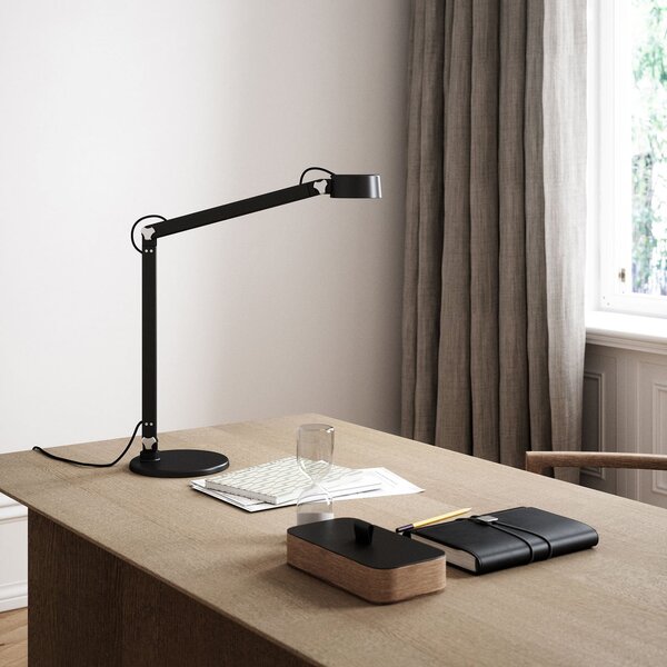 Lampa Stołowa DFTP by Nordlux, Nobu, czarny, gabinet | pracownia, metal, nowoczesny