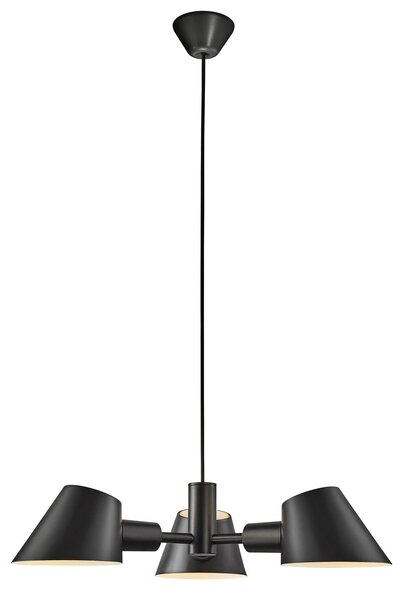 Lampa Wisząca DFTP by Nordlux, Stay, ściemnialny, czarny, salon, metal, nowoczesny