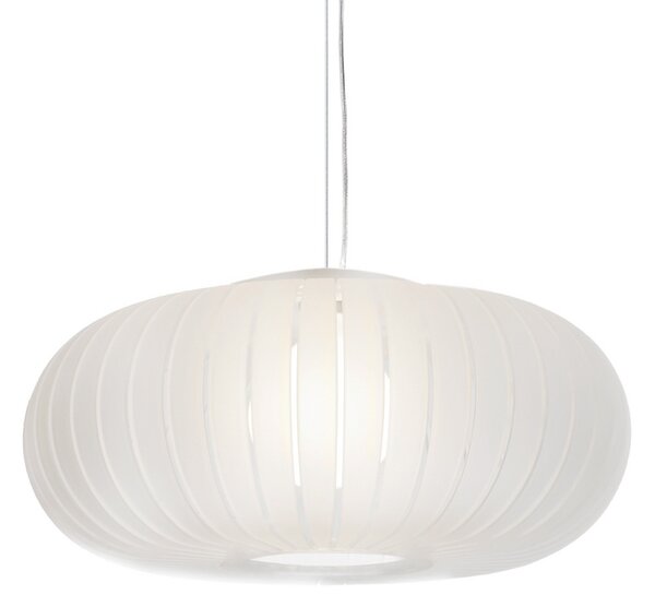 Lampa Wisząca Kartell, Teresa Frozen, biały, salon, tworzywo sztuczne, design