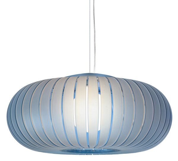 Lampa Wisząca Kartell, Teresa Frozen, niebieski, salon, tworzywo sztuczne, design