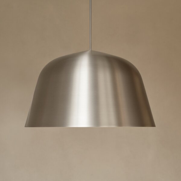 Lampa Wisząca Muuto, ściemnialny, szary, salon, aluminium, design