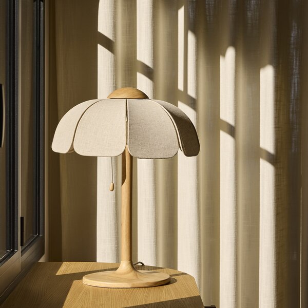 Lampa Stołowa MARKET SET, Coquillage, beżowy, salon, tkanina | tekstylia, design