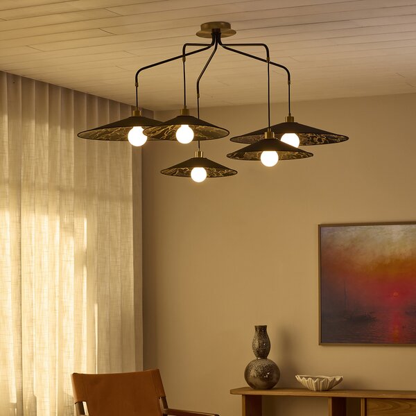 Lampa Wisząca MARKET SET, Gatsby, ściemnialny, czarny, jadalnia, tkanina | tekstylia, design