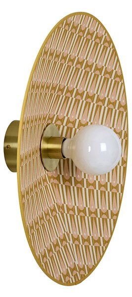 Lampa Ścienna MARKET SET, Gatsby, ściemnialny, beżowy, salon, tkanina | tekstylia, design