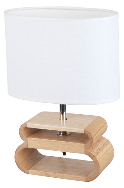 Lampa Stołowa COREP, Oslo, biały, salon, tkanina | tekstylia, skandynawski