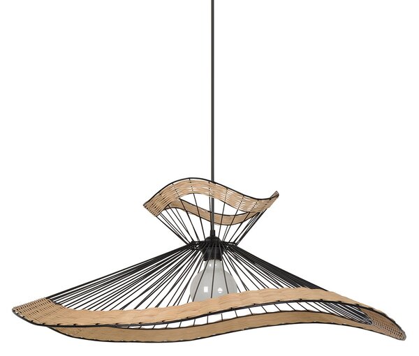 Lampa Wisząca COREP, Mekong, ściemnialny, czarny, salon, metal
