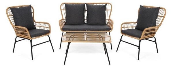 Zestaw mebli ogrodowych HOME & GARDEN Werona 411602 Beżowo-szary