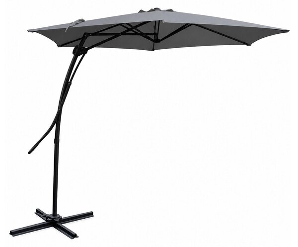 Linder Exclusiv Parasol ogrodowy MC2006 350 cm Ciemnoszary