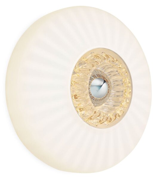 Lampa Ścienna DESIGN BY US, New Wave Optic, biały, salon, szkło, design