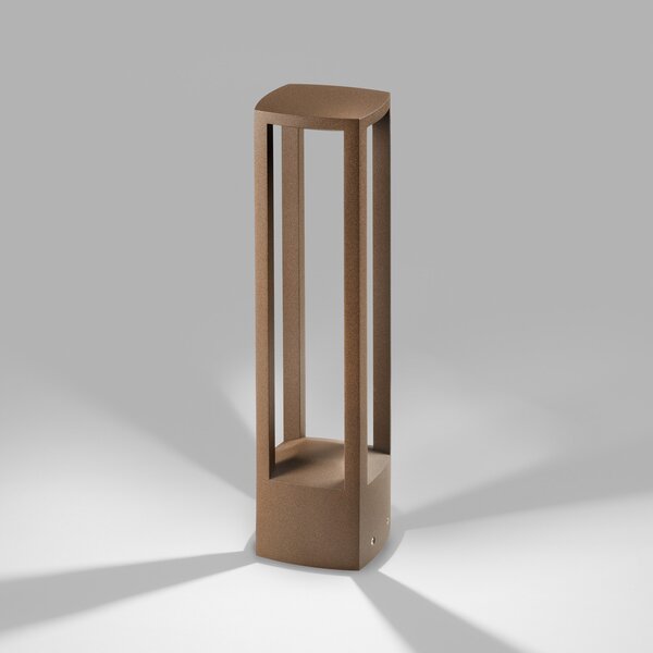 Zewnętrzna Lampa LIGHT-POINT, Mirage, ściemnialny, brąz rdzawy, balkon, aluminium, design