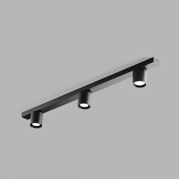 Lampa Sufitowa LIGHT-POINT, Focus L900, ściemnialny, czarny, przedpokój, aluminium, design