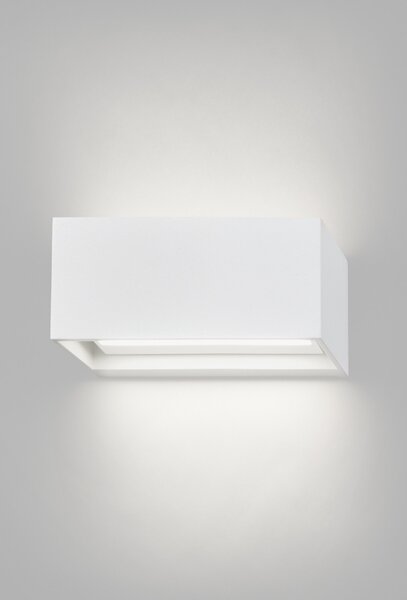 Lampa Ścienna LIGHT-POINT, Linea W1, ściemnialny, biały, salon, aluminium, design