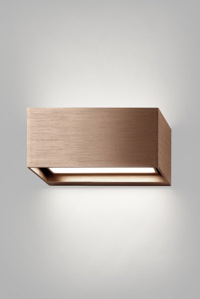 Lampa Ścienna LIGHT-POINT, Linea W1, ściemnialny, pudrowy róż, salon, aluminium, design