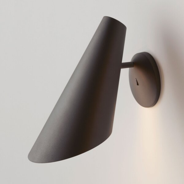 Lampa Ścienna Vibia, I.Cono, ściemnialny, szary, sypialnia, tworzywo sztuczne, nowoczesny