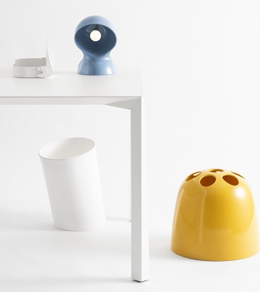 Lampa Stołowa Artemide, Dalú, niebieski, salon, tworzywo sztuczne, design