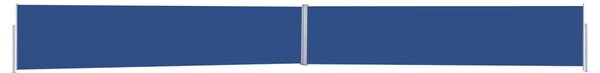 Wysuwana markiza boczna na taras, 170x1200 cm, niebieska