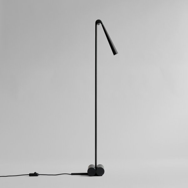 Lampa Podłogowa 101 COPENHAGEN, ściemnialny, czarny, salon, aluminium, design