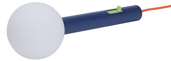 Lampa Ścienna Hübsch, Talk, ściemnialny, niebieski, metal, nowoczesny