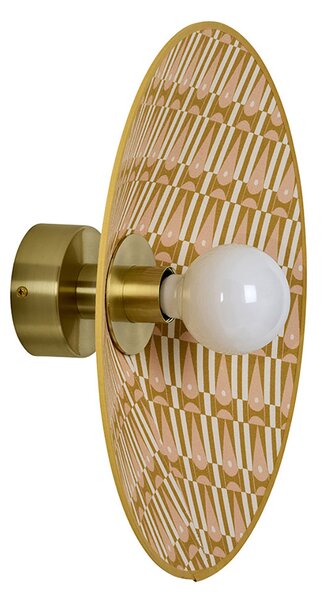 Lampa Ścienna MARKET SET, Gatsby, ściemnialny, beżowy, salon, tkanina | tekstylia, design