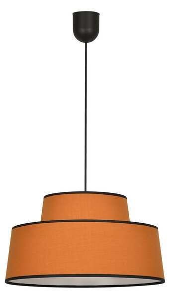 Lampa Wisząca COREP, Mallorca, ściemnialny, brąz rdzawy, salon, tkanina | tekstylia