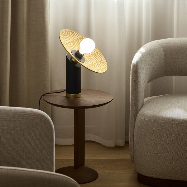 Lampa Stołowa MARKET SET, Gatsby, beżowy, salon, tkanina | tekstylia, design