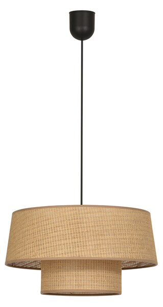 Lampa Wisząca COREP, Mali, ściemnialny, brąz rdzawy, salon, papier | karton
