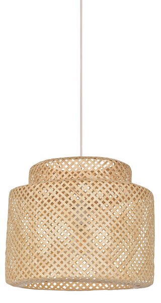 Lampa Wisząca COREP, Makassar, ściemnialny, beżowy, salon, bambus