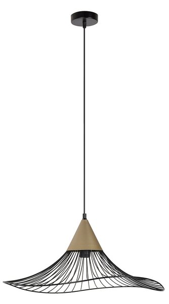 Lampa Wisząca COREP, Lizzie, ściemnialny, czarny, salon, metal