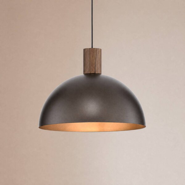 Lampa wisząca Oslo TK Lighting, możliwość ściemniania, brązowy / rdzawy, salon / jadalnia, metal, nowoczesny