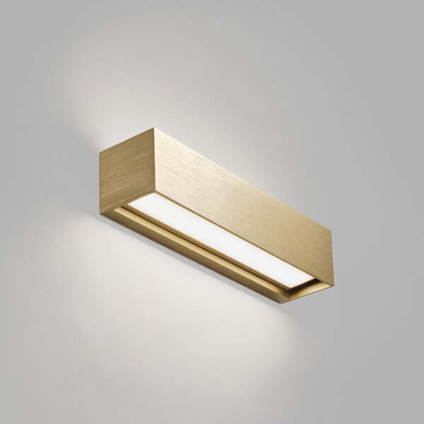 Lampa Ścienna LIGHT-POINT, Linea W2, ściemnialny, złoty | mosiężny, salon, aluminium, design