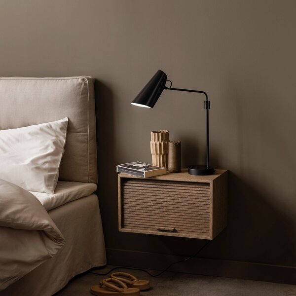 Lampa Stołowa Northern, Birdy Swing, czarny, salon, metal, design