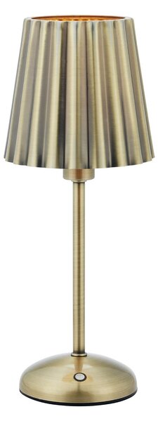 Lampa Stołowa Markslöjd, Celia, ściemnialny, antyczny mosiądz, salon, metal