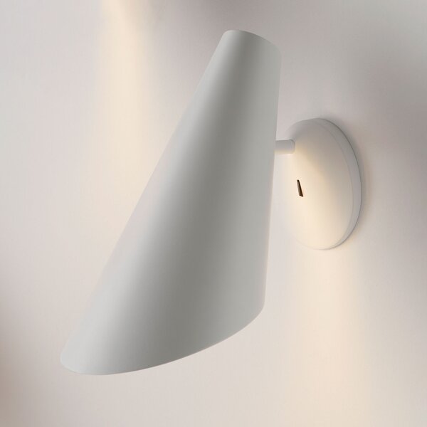 Lampa Ścienna Vibia, I.Cono, ściemnialny, biały, sypialnia, tworzywo sztuczne, nowoczesny
