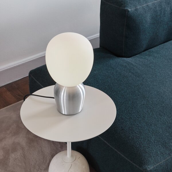 Lampa Stołowa Belid, Buddy, metaliczny, salon, szkło, design