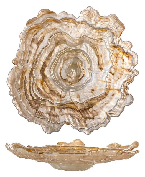 Beżowa szklana misa ø 38,5 cm Asimi – Bloomingville