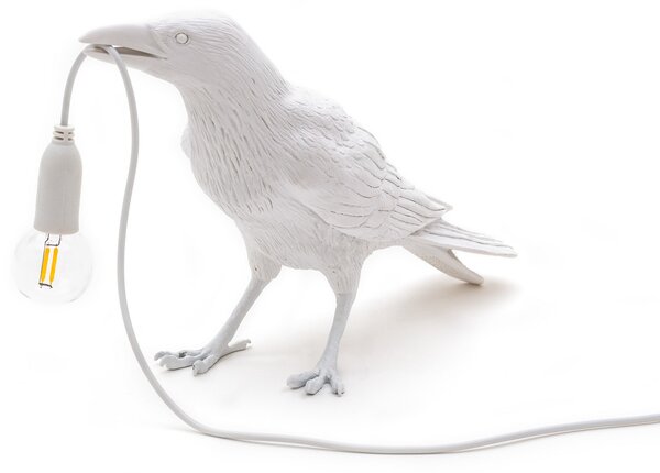 Zewnętrzna Lampa SELETTI, Bird Lamp, biały, taras, tworzywo sztuczne, design