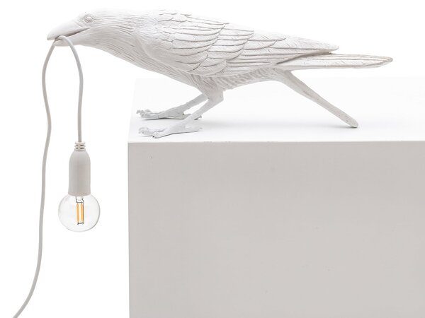 Lampa Stołowa SELETTI, Bird Lamp, biały, salon, tworzywo sztuczne, design