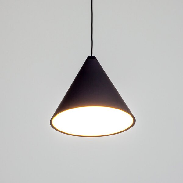 Lampa Wisząca FLOS, STRING, ściemnialny, czarny, salon, aluminium, design