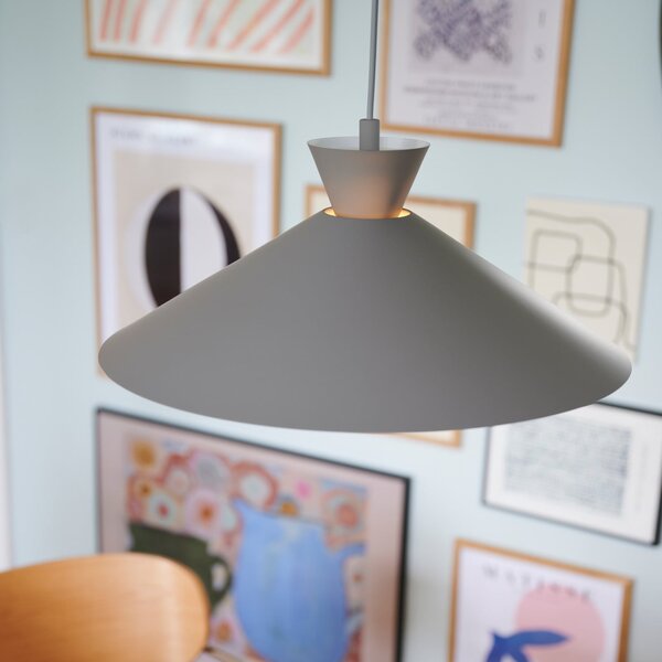 Lampa Wisząca Nordlux, Dial, ściemnialny, szary, kuchnia, metal, skandynawski